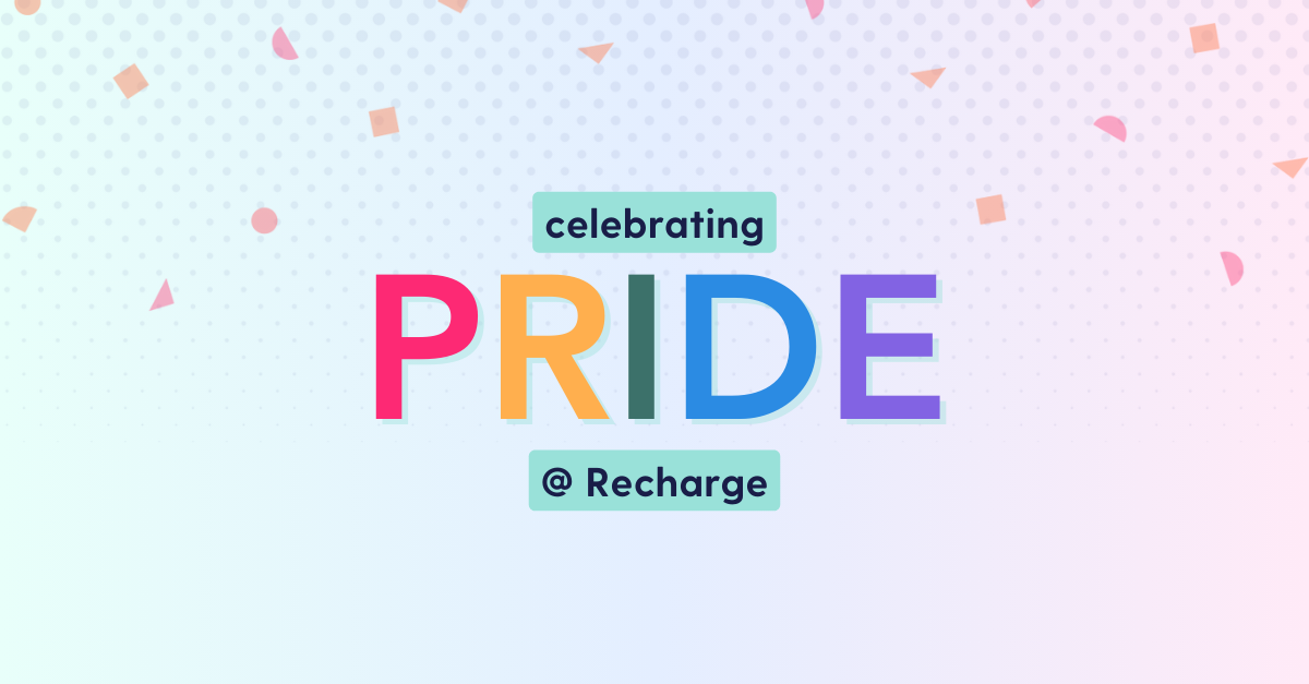 Celebrating Pride month at Recharge.