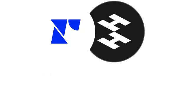 Overlapping brand logos for Recharge and Hydrogen inside two intersecting circles, with the label “Recharge + Hydrogen” beneath.