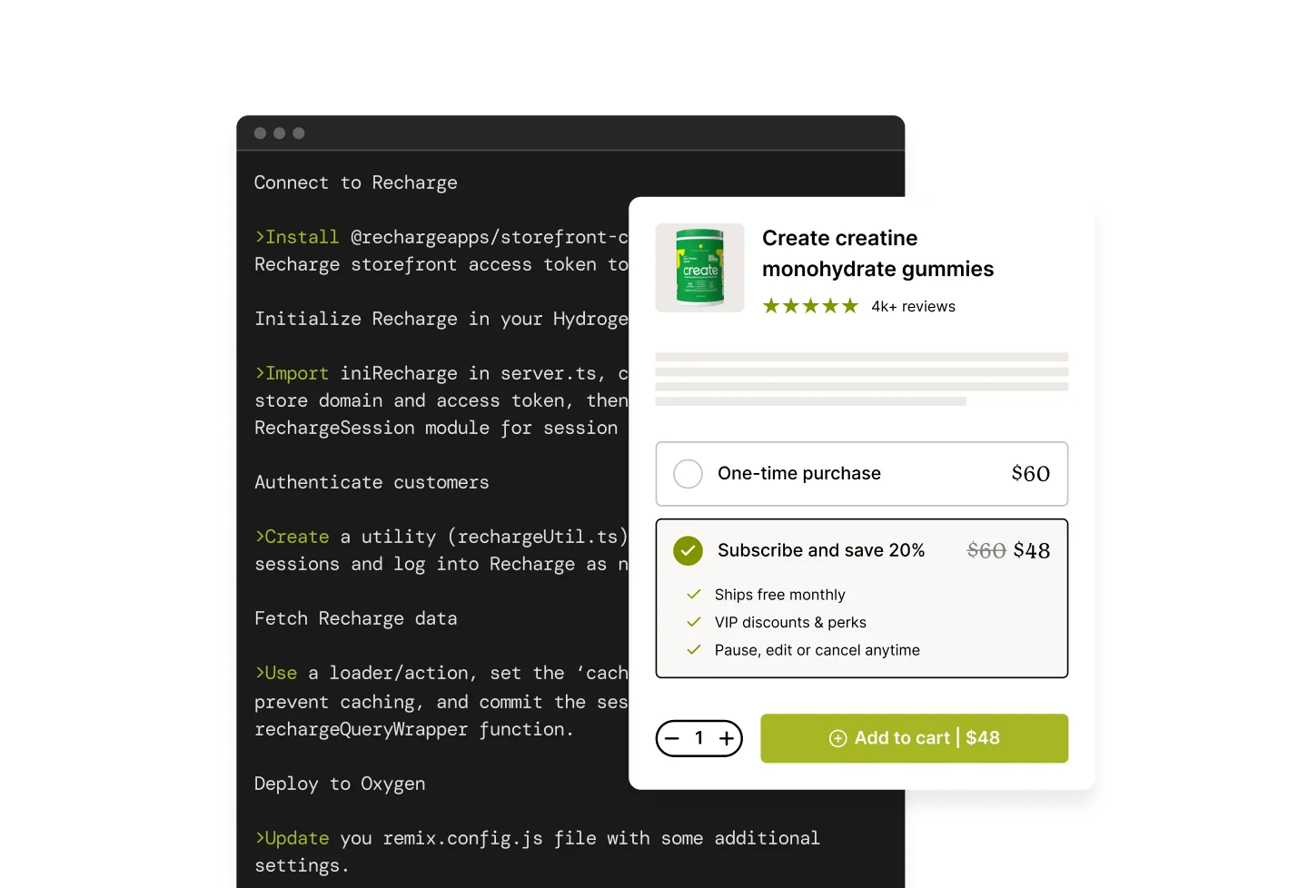 Screenshot showing product details and purchase options on a web interface.