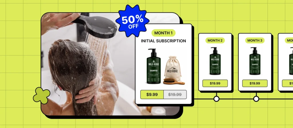 A person washing their hair with shampoo while holding a showerhead.
